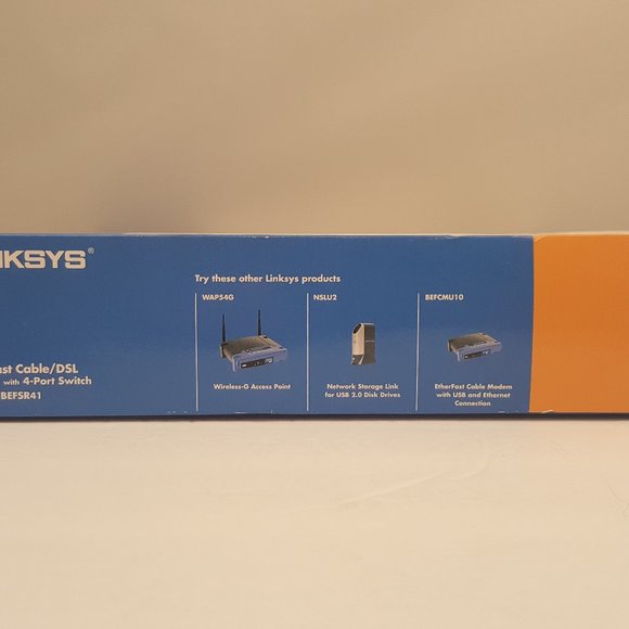 LINKSYS EtherFast Cable/DSL Router w/ 4 Port Switch BEFSR41 ver 4.3 USED - Picture 6 of 15